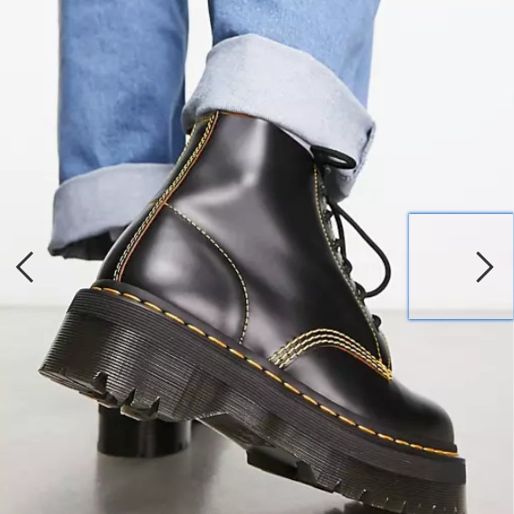 DR. MARTENS 101 UB QUAD Platform Ankle Boots MSRP$249 Unisex - Picture 10 of 16